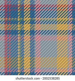 Patrón sin foco de platija escocesa. Fondo repetible con textura de tela de comprobación. Fondo vectorial plano de la impresión textil rayada.