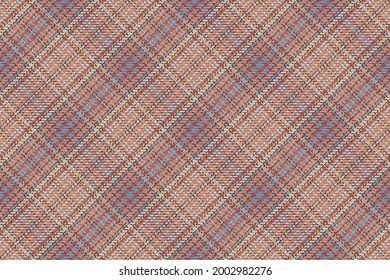 Seamless pattern of scottish tartan plaid. Repeatable background with check fabric texture. Flat vector backdrop of striped textile print.