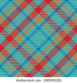 Seamless pattern of scottish tartan plaid. Repeatable background with check fabric texture. Flat vector backdrop of striped textile print.