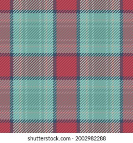 Seamless pattern of scottish tartan plaid. Repeatable background with check fabric texture. Flat vector backdrop of striped textile print.