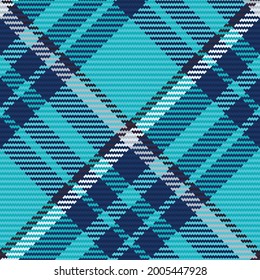 Seamless pattern of scottish tartan plaid. Repeatable background with check fabric texture. Flat vector backdrop of striped textile print.