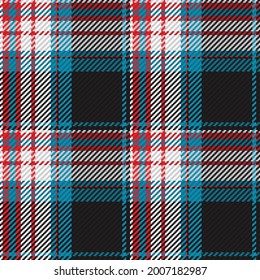 Patrón sin foco de platija escocesa. Fondo repetible con textura de tela de comprobación. Fondo vectorial plano de la impresión textil rayada.