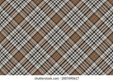Seamless pattern of scottish tartan plaid. Repeatable background with check fabric texture. Flat vector backdrop of striped textile print.