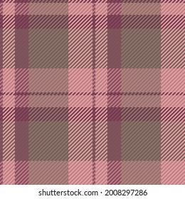 Seamless pattern of scottish tartan plaid. Repeatable background with check fabric texture. Flat vector backdrop of striped textile print.