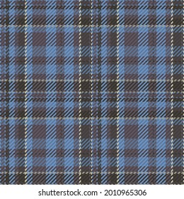Seamless pattern of scottish tartan plaid. Repeatable background with check fabric texture. Flat vector backdrop of striped textile print.