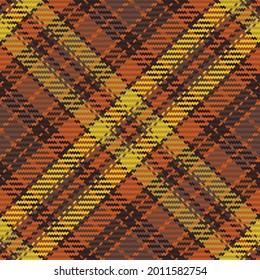 Seamless pattern of scottish tartan plaid. Repeatable background with check fabric texture. Flat vector backdrop of striped textile print.