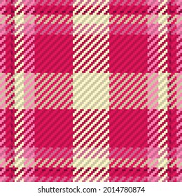Seamless pattern of scottish tartan plaid. Repeatable background with check fabric texture. Flat vector backdrop of striped textile print.