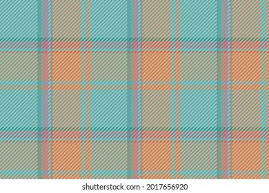 Seamless pattern of scottish tartan plaid. Repeatable background with check fabric texture. Flat vector backdrop of striped textile print.