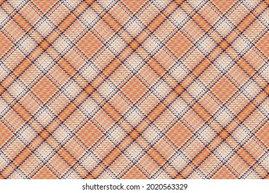 Patrón sin foco de platija escocesa. Fondo repetible con textura de tela de comprobación. Fondo vectorial plano de la impresión textil rayada.