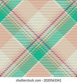 Patrón sin foco de platija escocesa. Fondo repetible con textura de tela de comprobación. Fondo vectorial plano de la impresión textil rayada.