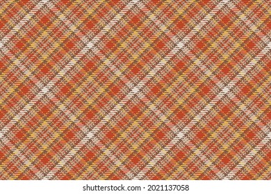 Seamless pattern of scottish tartan plaid. Repeatable background with check fabric texture. Flat vector backdrop of striped textile print.