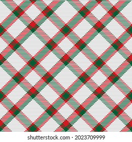 Seamless pattern of scottish tartan plaid. Repeatable background with check fabric texture. Flat vector backdrop of striped textile print.