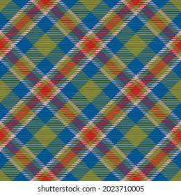 Patrón sin foco de platija escocesa. Fondo repetible con textura de tela de comprobación. Fondo vectorial plano de la impresión textil rayada.