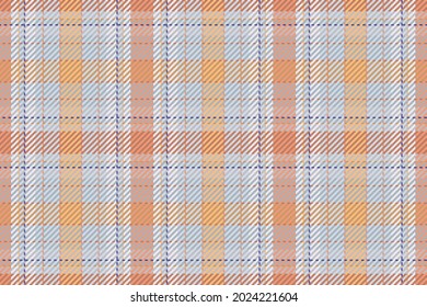 Nahtloses Muster von schottischem Tartan Plaid. Wiederholbarer Hintergrund mit Textur des Textes. Flacher Vektorhintergrund des gestreiften Stoffdrucks.