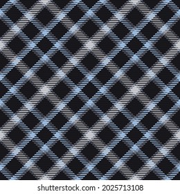 Seamless pattern of scottish tartan plaid. Repeatable background with check fabric texture. Flat vector backdrop of striped textile print.