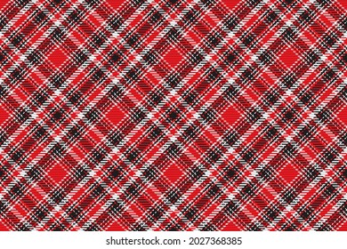 Seamless pattern of scottish tartan plaid. Repeatable background with check fabric texture. Flat vector backdrop of striped textile print.
