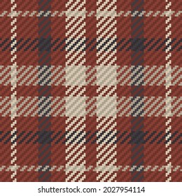 Patrón sin foco de platija escocesa. Fondo repetible con textura de tela de comprobación. Fondo vectorial plano de la impresión textil rayada.