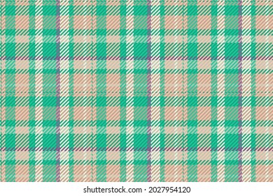 Seamless pattern of scottish tartan plaid. Repeatable background with check fabric texture. Flat vector backdrop of striped textile print.