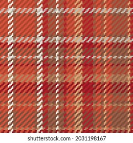Patrón sin foco de platija escocesa. Fondo repetible con textura de tela de comprobación. Fondo vectorial plano de la impresión textil rayada.