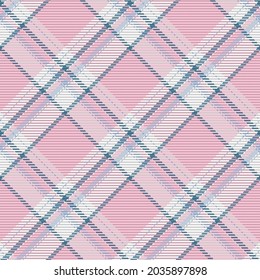 Seamless pattern of scottish tartan plaid. Repeatable background with check fabric texture. Flat vector backdrop of striped textile print.