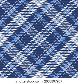 Nahtloses Muster von schottischem Tartan Plaid. Wiederholbarer Hintergrund mit Textur des Textes. Flacher Vektorhintergrund des gestreiften Stoffdrucks.
