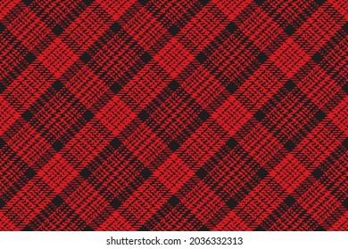 Seamless pattern of scottish tartan plaid. Repeatable background with check fabric texture. Flat vector backdrop of striped textile print.