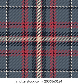Patrón sin foco de platija escocesa. Fondo repetible con textura de tela de comprobación. Fondo vectorial plano de la impresión textil rayada.