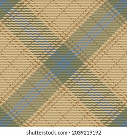 Patrón sin foco de platija escocesa. Fondo repetible con textura de tela de comprobación. Fondo vectorial plano de la impresión textil rayada.