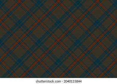 Seamless pattern of scottish tartan plaid. Repeatable background with check fabric texture. Flat vector backdrop of striped textile print.