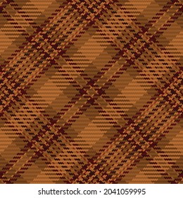 Seamless pattern of scottish tartan plaid. Repeatable background with check fabric texture. Flat vector backdrop of striped textile print.