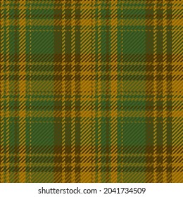 Seamless pattern of scottish tartan plaid. Repeatable background with check fabric texture. Flat vector backdrop of striped textile print.