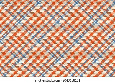 Patrón sin foco de platija escocesa. Fondo repetible con textura de tela de comprobación. Fondo vectorial plano de la impresión textil rayada.