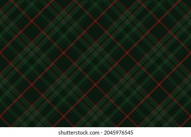 Seamless pattern of scottish tartan plaid. Repeatable background with check fabric texture. Flat vector backdrop of striped textile print.