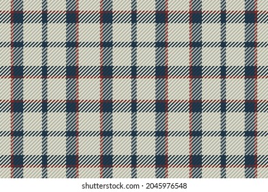 Patrón sin foco de platija escocesa. Fondo repetible con textura de tela de comprobación. Fondo vectorial plano de la impresión textil rayada.