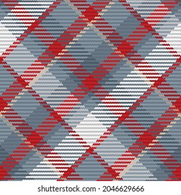 Seamless pattern of scottish tartan plaid. Repeatable background with check fabric texture. Flat vector backdrop of striped textile print.