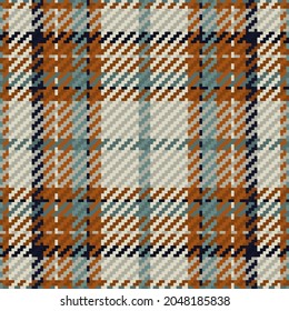 Patrón sin foco de platija escocesa. Fondo repetible con textura de tela de comprobación. Fondo vectorial plano de la impresión textil rayada.