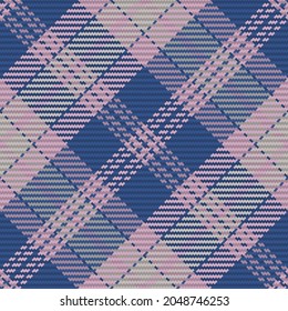 Patrón sin foco de platija escocesa. Fondo repetible con textura de tela de comprobación. Fondo vectorial plano de la impresión textil rayada.