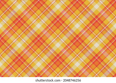 Seamless pattern of scottish tartan plaid. Repeatable background with check fabric texture. Flat vector backdrop of striped textile print.