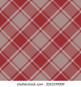 Seamless pattern of scottish tartan plaid. Repeatable background with check fabric texture. Flat vector backdrop of striped textile print.