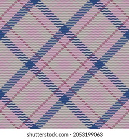 Seamless pattern of scottish tartan plaid. Repeatable background with check fabric texture. Flat vector backdrop of striped textile print.