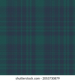 Seamless pattern of scottish tartan plaid. Repeatable background with check fabric texture. Flat vector backdrop of striped textile print.