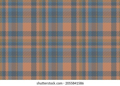 Seamless pattern of scottish tartan plaid. Repeatable background with check fabric texture. Flat vector backdrop of striped textile print.
