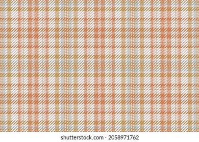 Seamless pattern of scottish tartan plaid. Repeatable background with check fabric texture. Flat vector backdrop of striped textile print.