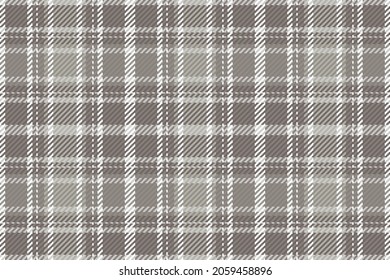 Seamless pattern of scottish tartan plaid. Repeatable background with check fabric texture. Flat vector backdrop of striped textile print.
