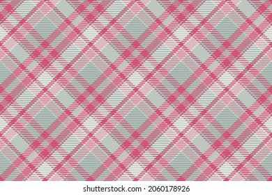Seamless pattern of scottish tartan plaid. Repeatable background with check fabric texture. Flat vector backdrop of striped textile print.