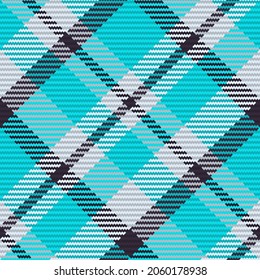 Seamless pattern of scottish tartan plaid. Repeatable background with check fabric texture. Flat vector backdrop of striped textile print.