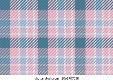 Nahtloses Muster von schottischem Tartan Plaid. Wiederholbarer Hintergrund mit Textur des Textes. Flacher Vektorhintergrund des gestreiften Stoffdrucks.