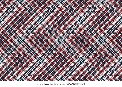 Seamless pattern of scottish tartan plaid. Repeatable background with check fabric texture. Flat vector backdrop of striped textile print.
