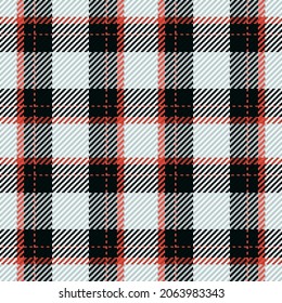Patrón sin foco de platija escocesa. Fondo repetible con textura de tela de comprobación. Fondo vectorial plano de la impresión textil rayada.