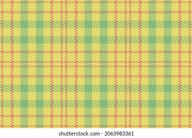 Seamless pattern of scottish tartan plaid. Repeatable background with check fabric texture. Flat vector backdrop of striped textile print.